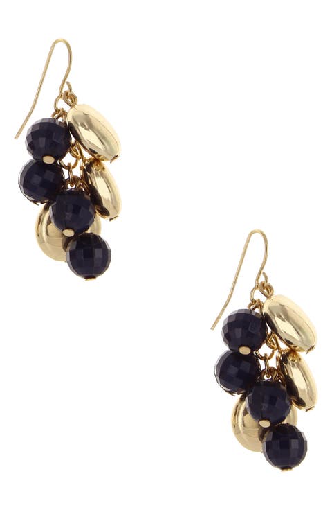 Bead Cluster Drop Earrings