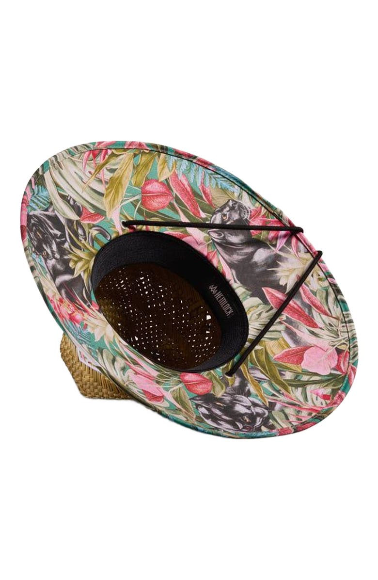 Hemlock Bombay Straw Lifeguard Hat, Alternate, color, Panther
