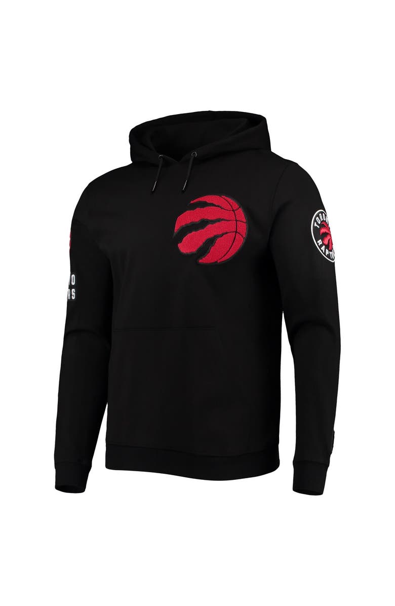 PRO STANDARD Men's Pro Standard Black Toronto Raptors Chenille Team Pullover Hoodie, Alternate, color, Black