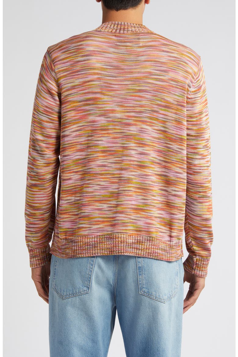 Tequila Sunrise Space Dye Cotton Cardigan, Alternate, color, PINK