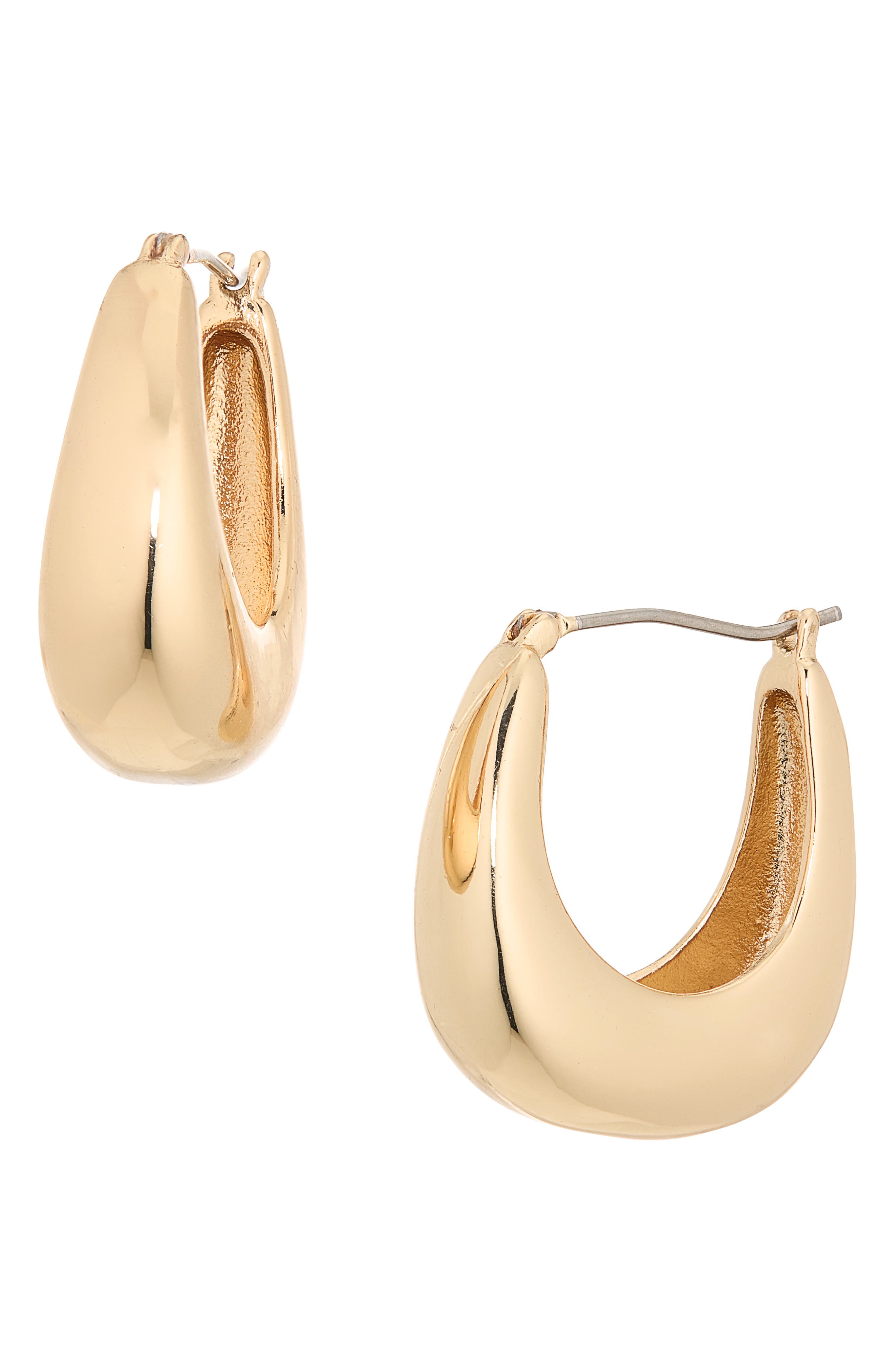 Chunky Basket Hoop Earrings