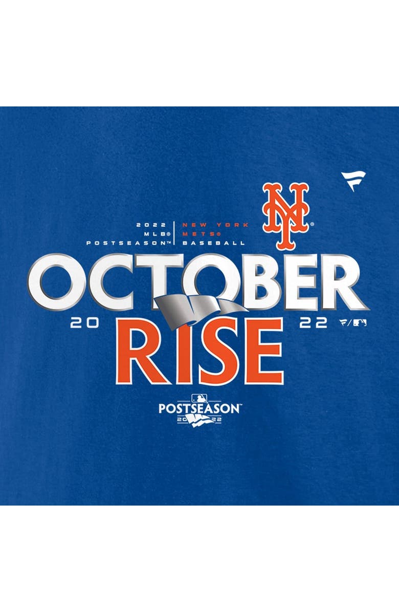 FANATICS Men's Fanatics Royal New York Mets 2022 Postseason Locker Room T-Shirt, Alternate, color, 