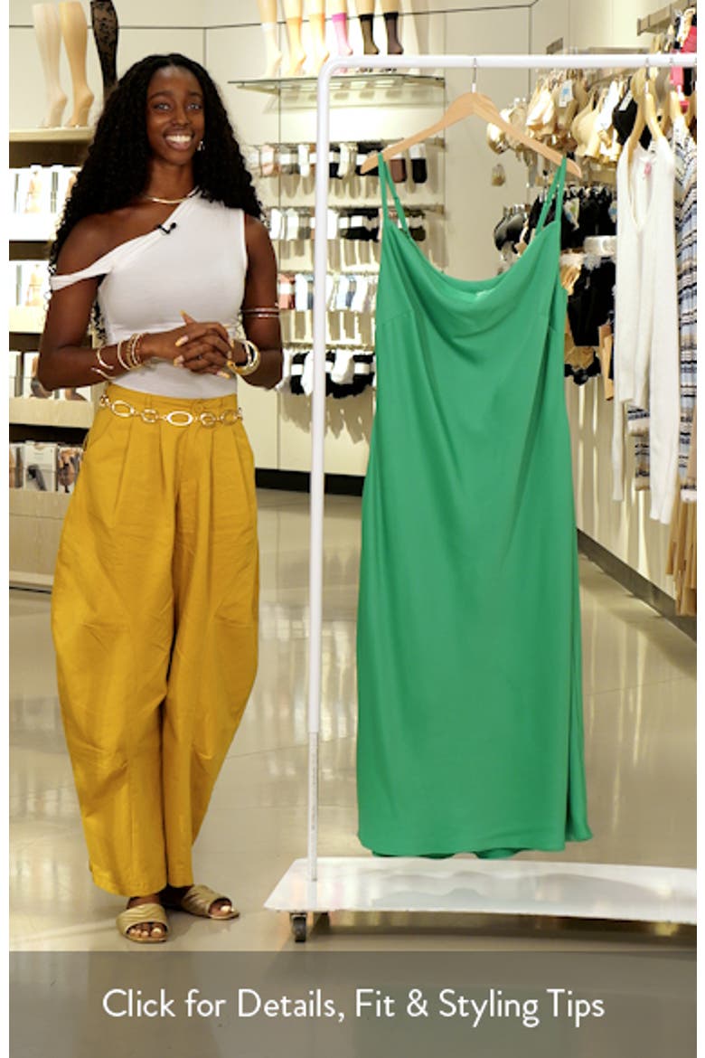 Sadie Satin Cocktail Midi Dress video