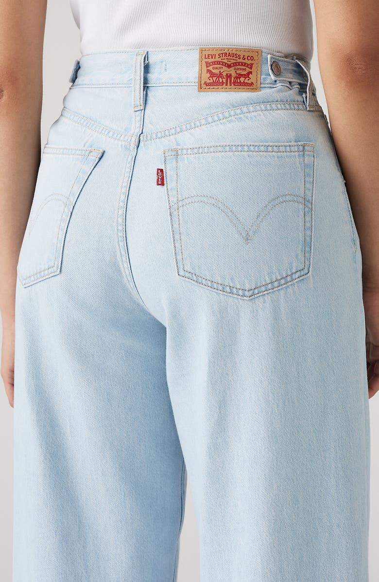Levi's<sup>®</sup> Cinch High Waist Baggy Wide Leg Jeans, Alternate, color,