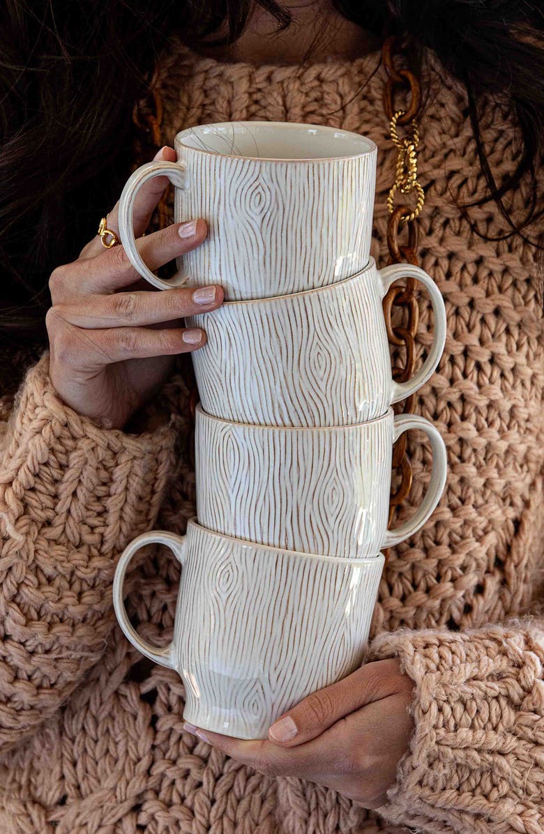 Juliska Blenheim Oak Mug, Alternate, color, Whitewash