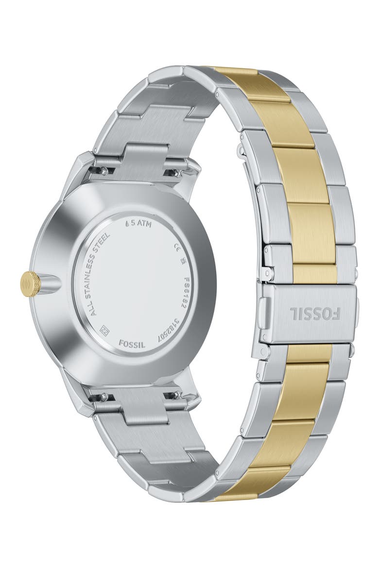 Minimalist Bracelet Watch, 44mm, Alternate, color, TWO TONE
