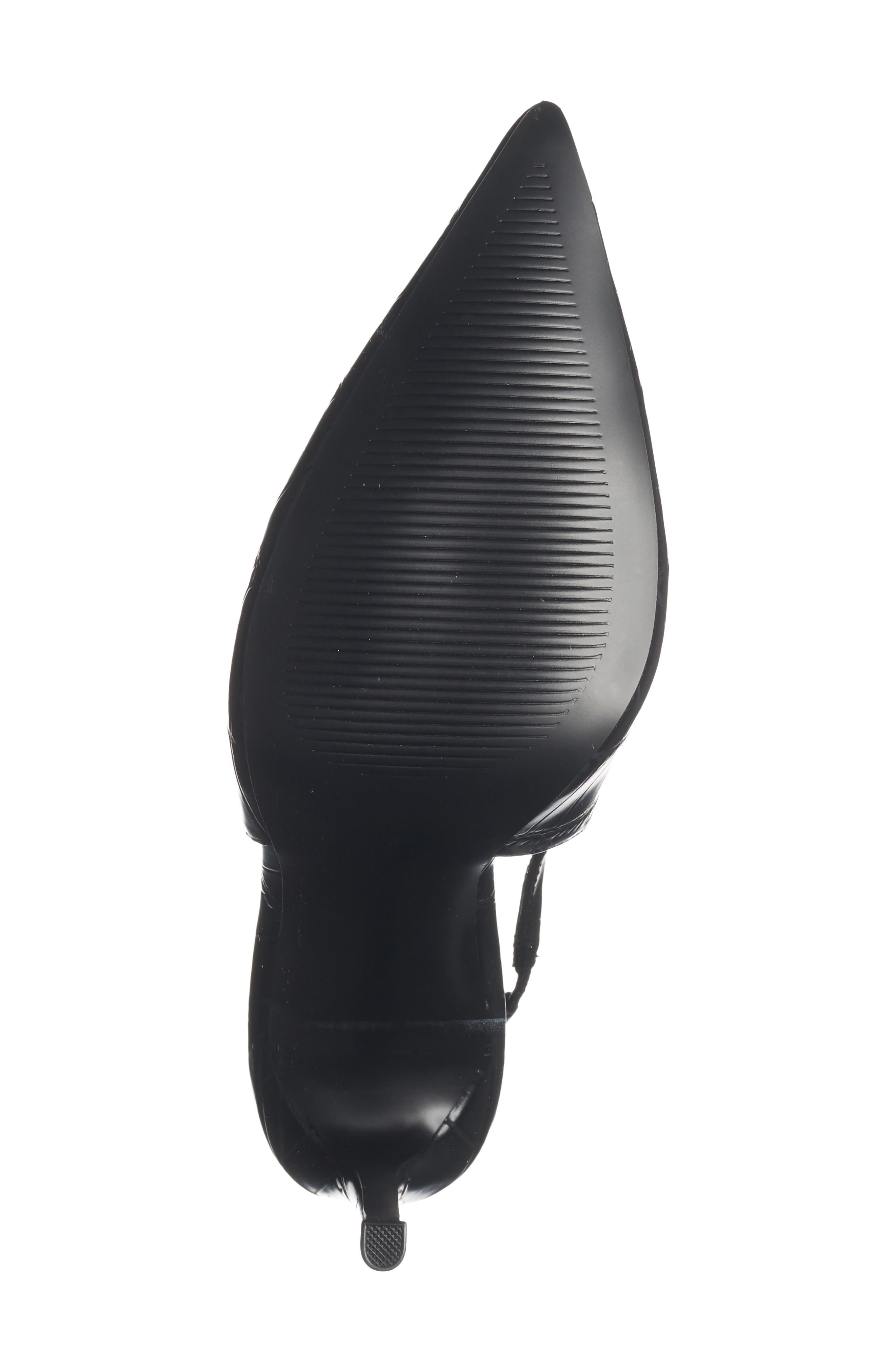 Steve Madden Juliya Slingback Pump, Alternate, color, Black Croco