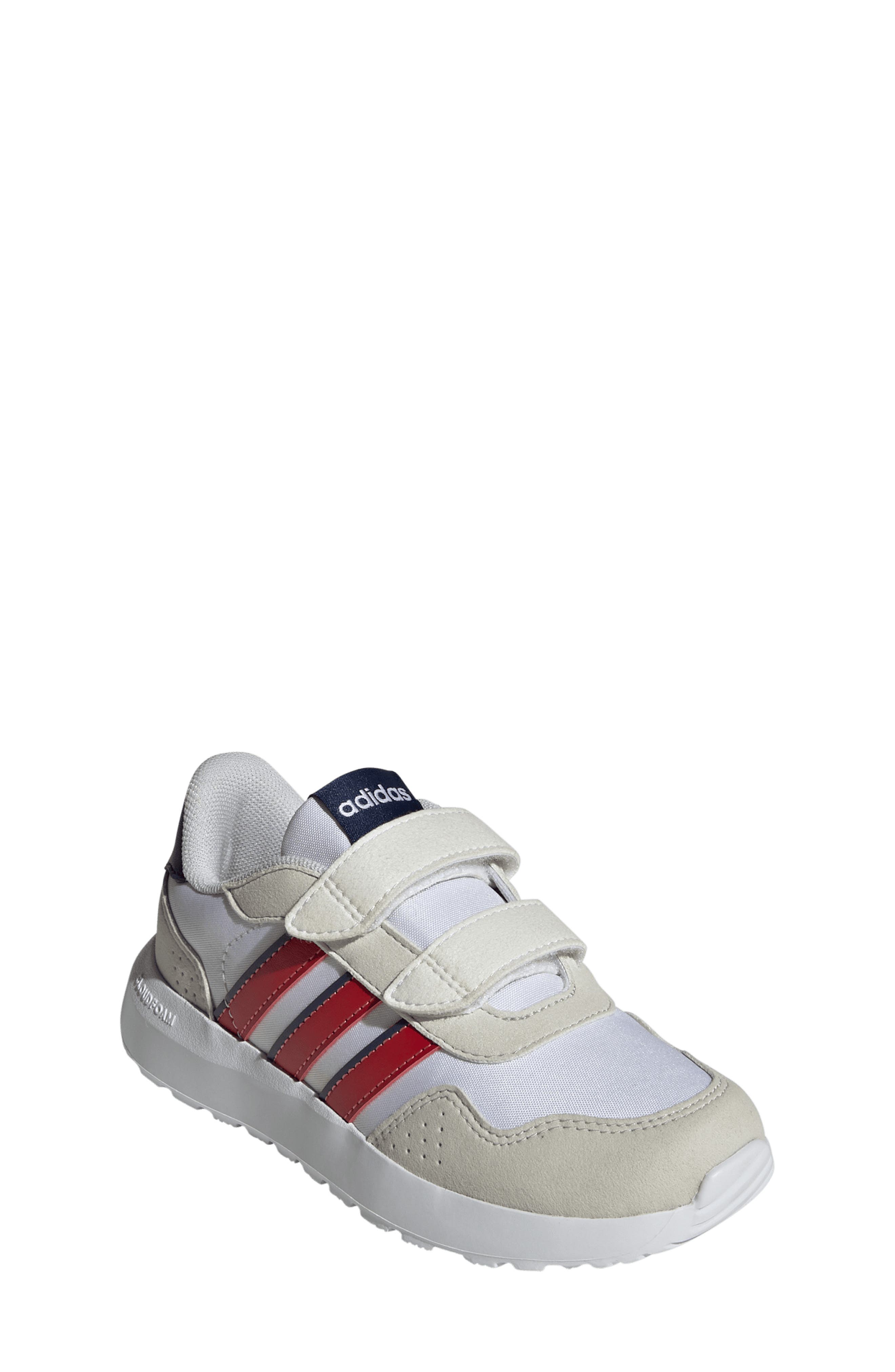 adidas Kids' Run 60s Sneaker, Main, color, White/ Red/ Dark Blue