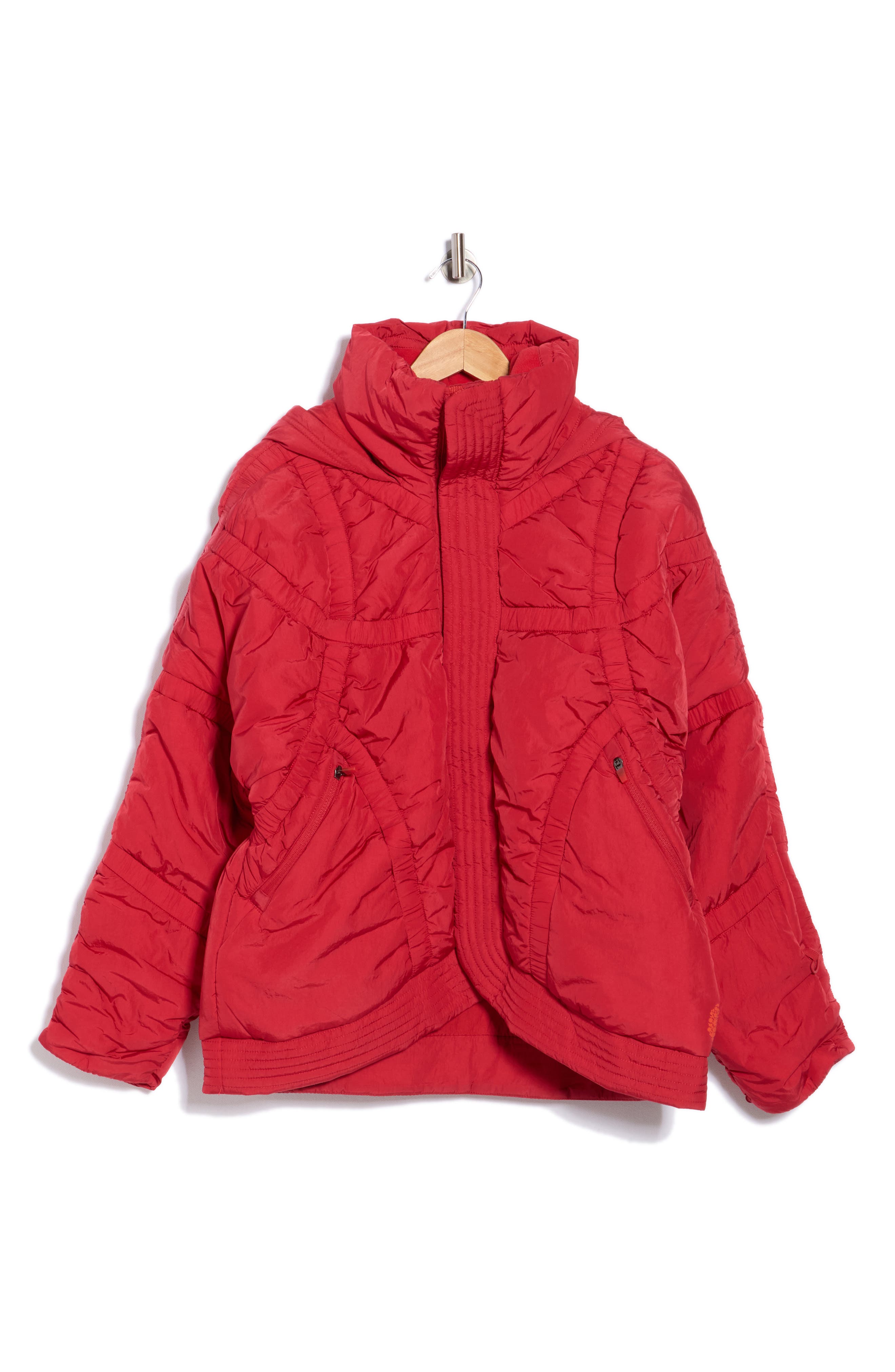 FP Movement by Free People Shirr Enough Backpack Water Resistant Puffer Jacket