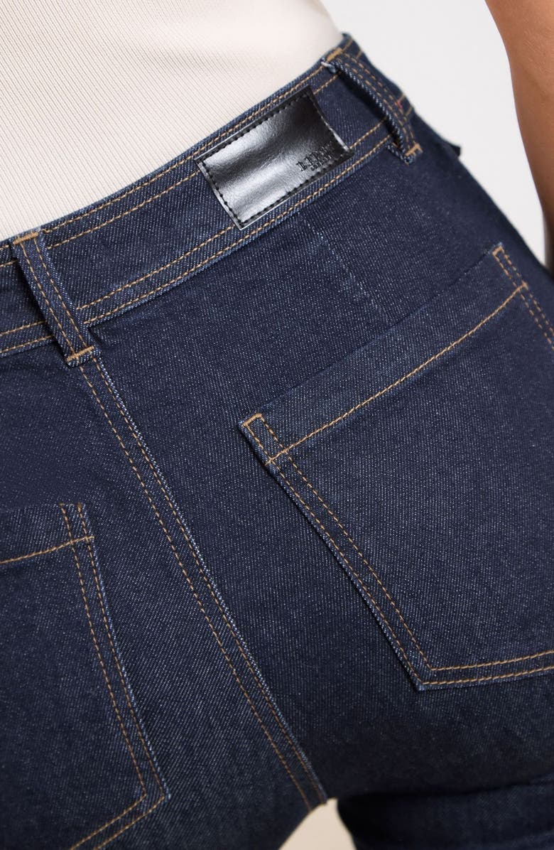 Lipsy Glam Flare Jeans, Alternate, color, Blue