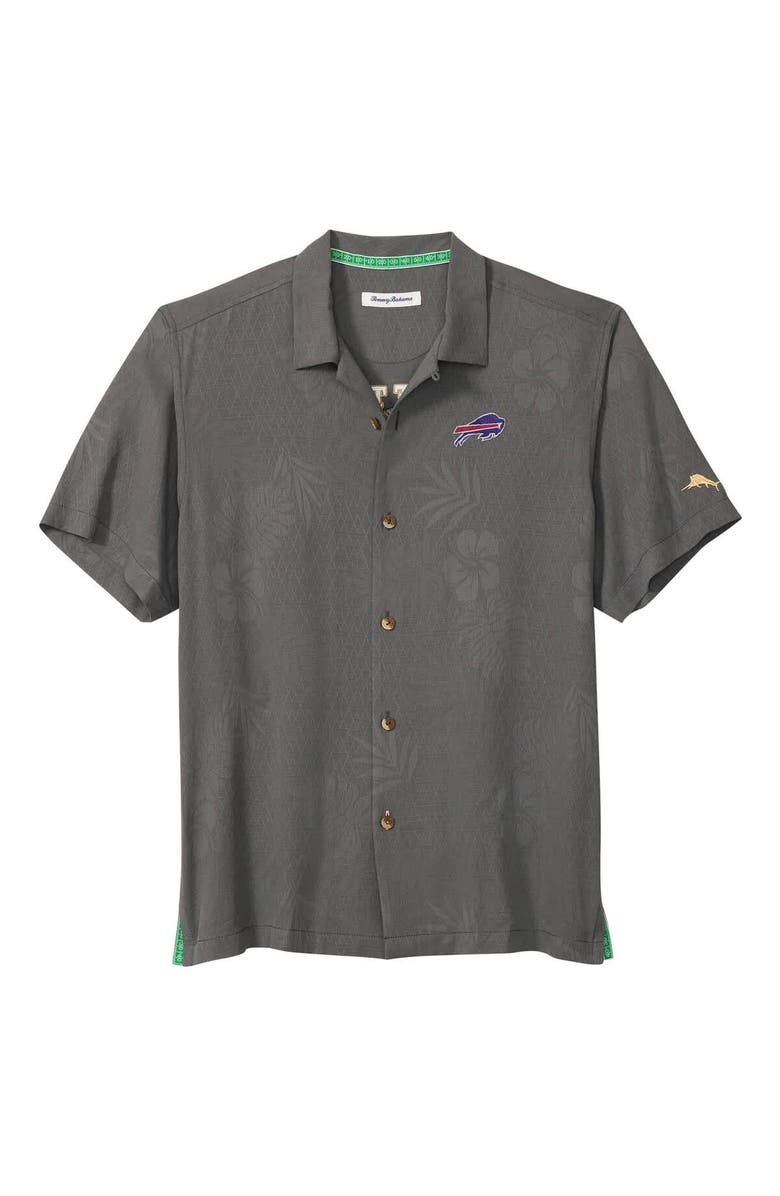 Tommy Bahama Men's Tommy Bahama Gray Buffalo Bills Catch of the Day IslandZone Button-Up Shirt, Alternate, color, Gray