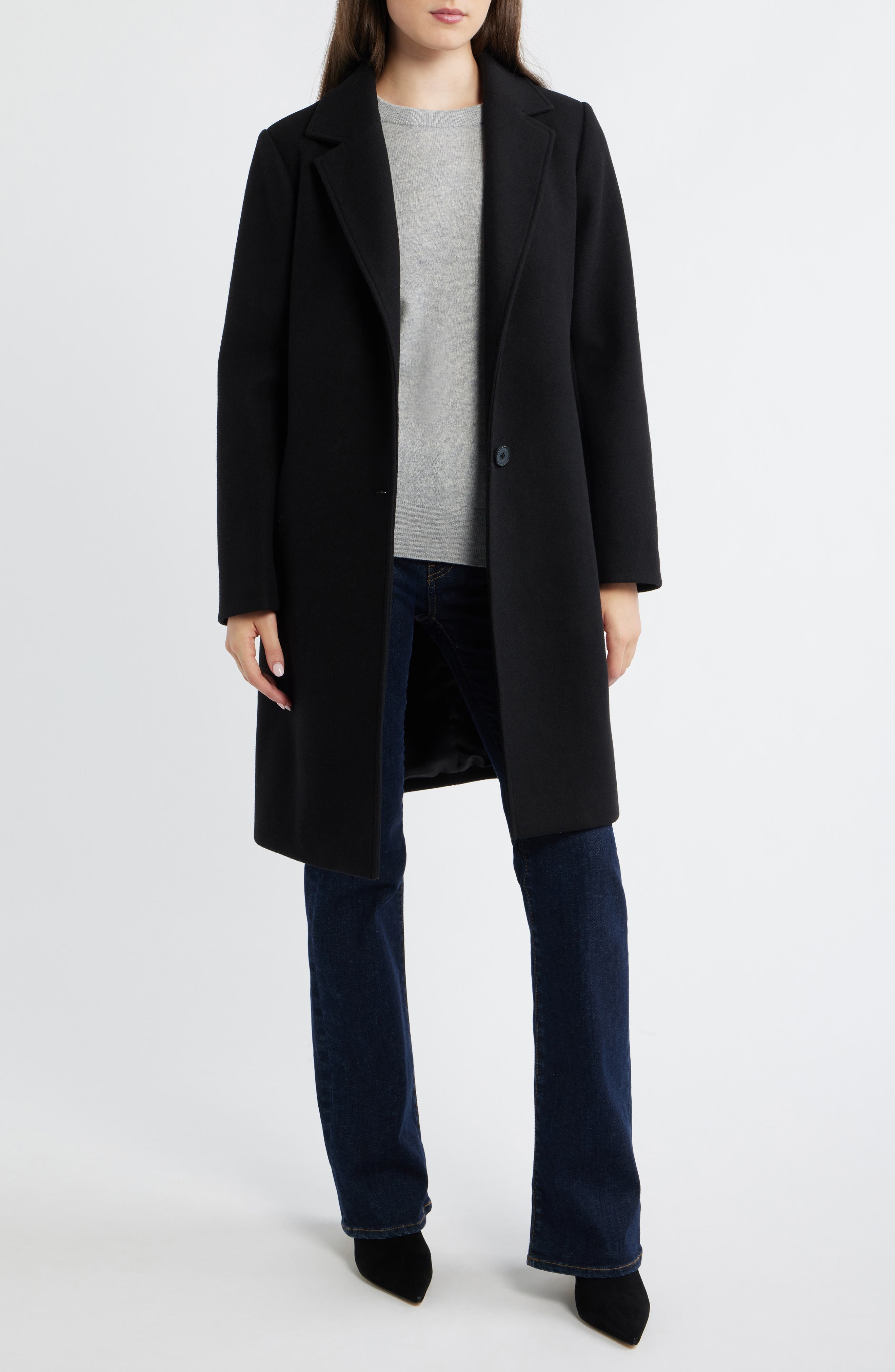 Женские куртки Lucky Brand Walker Coat with Hooded Bib Inset — фото 2
