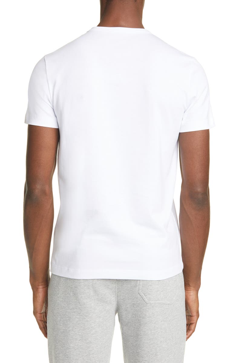 Moncler Stripe Logo T-Shirt, Alternate, color,