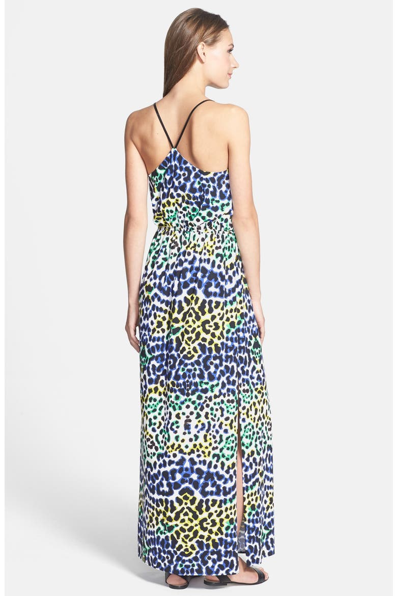 Print Stretch Maxi Dress, Alternate, color, MULTI