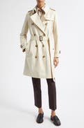 Burberry Kensington Double Breasted Trench Coat