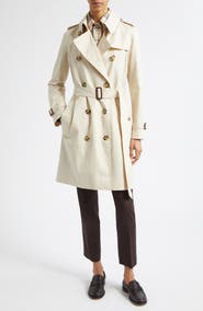 Burberry Kensington Double Breasted Trench Coat