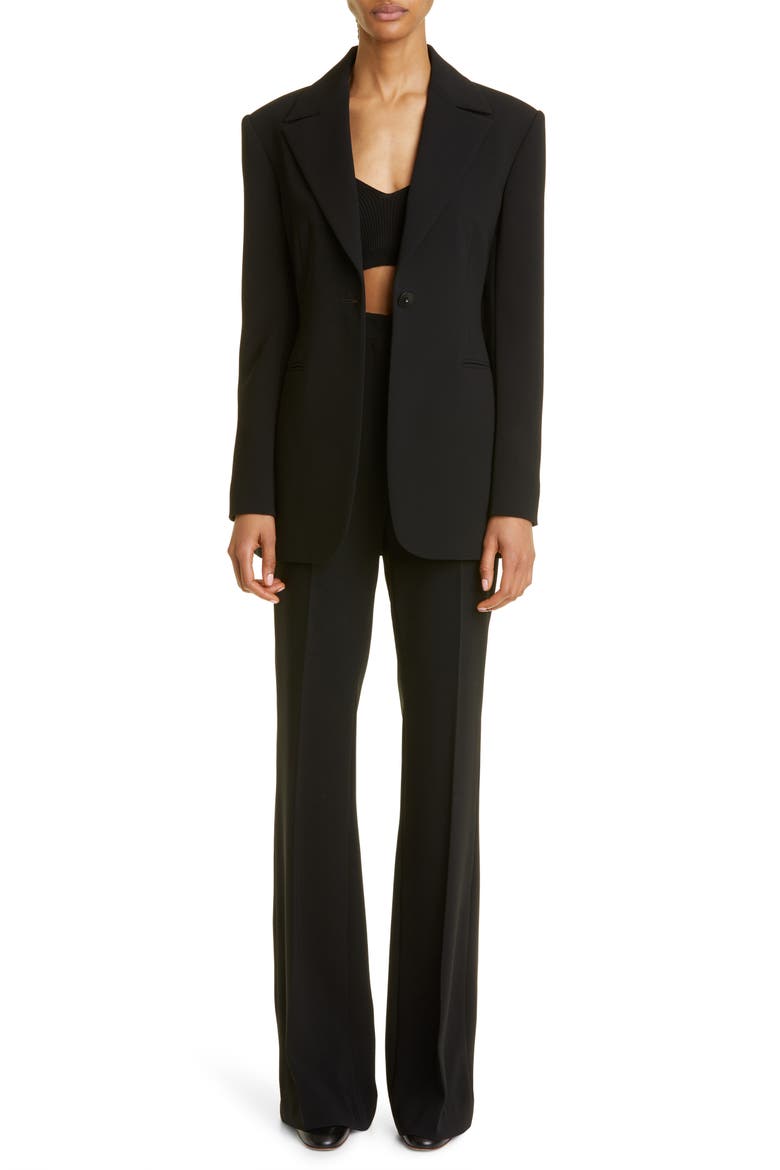 Ethel Suit Jacket, Alternate, color, BLACK