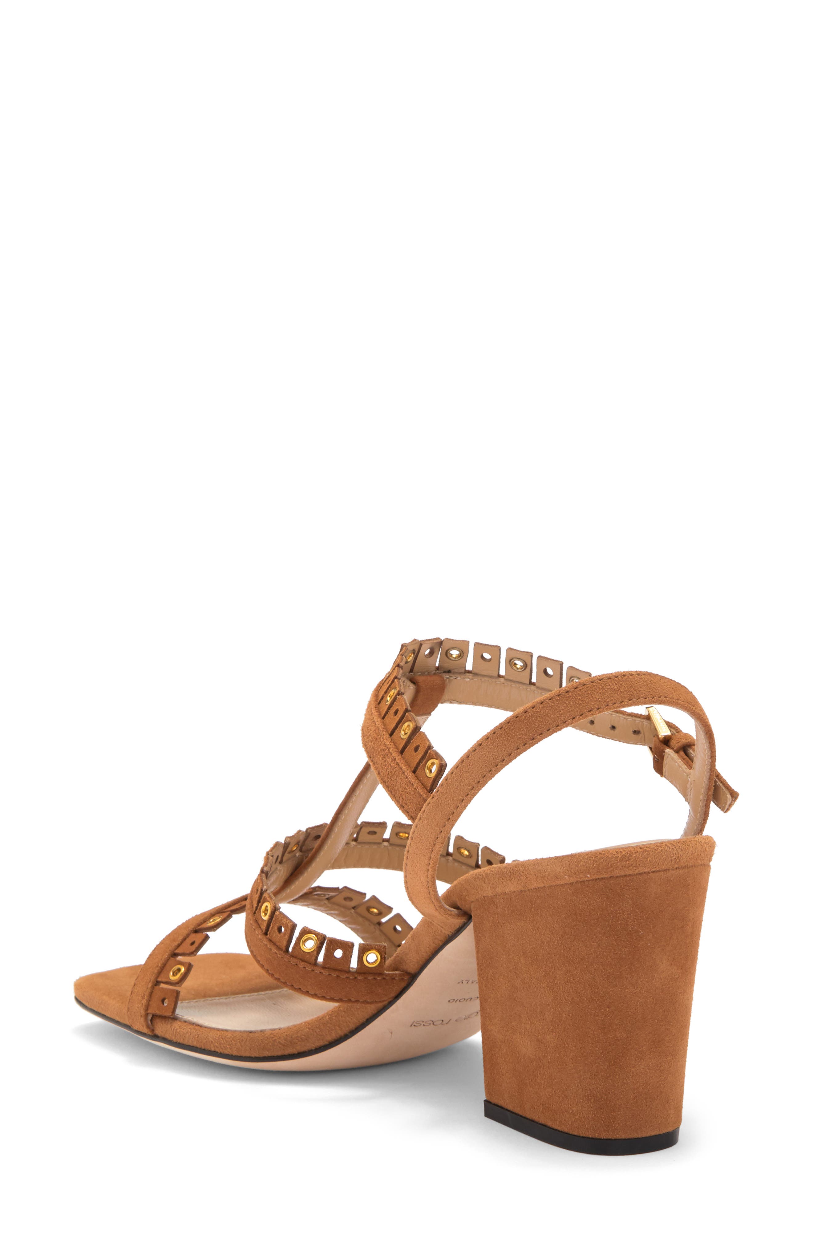 Sergio Rossi 3-Strap Sandal, Alternate, color, 