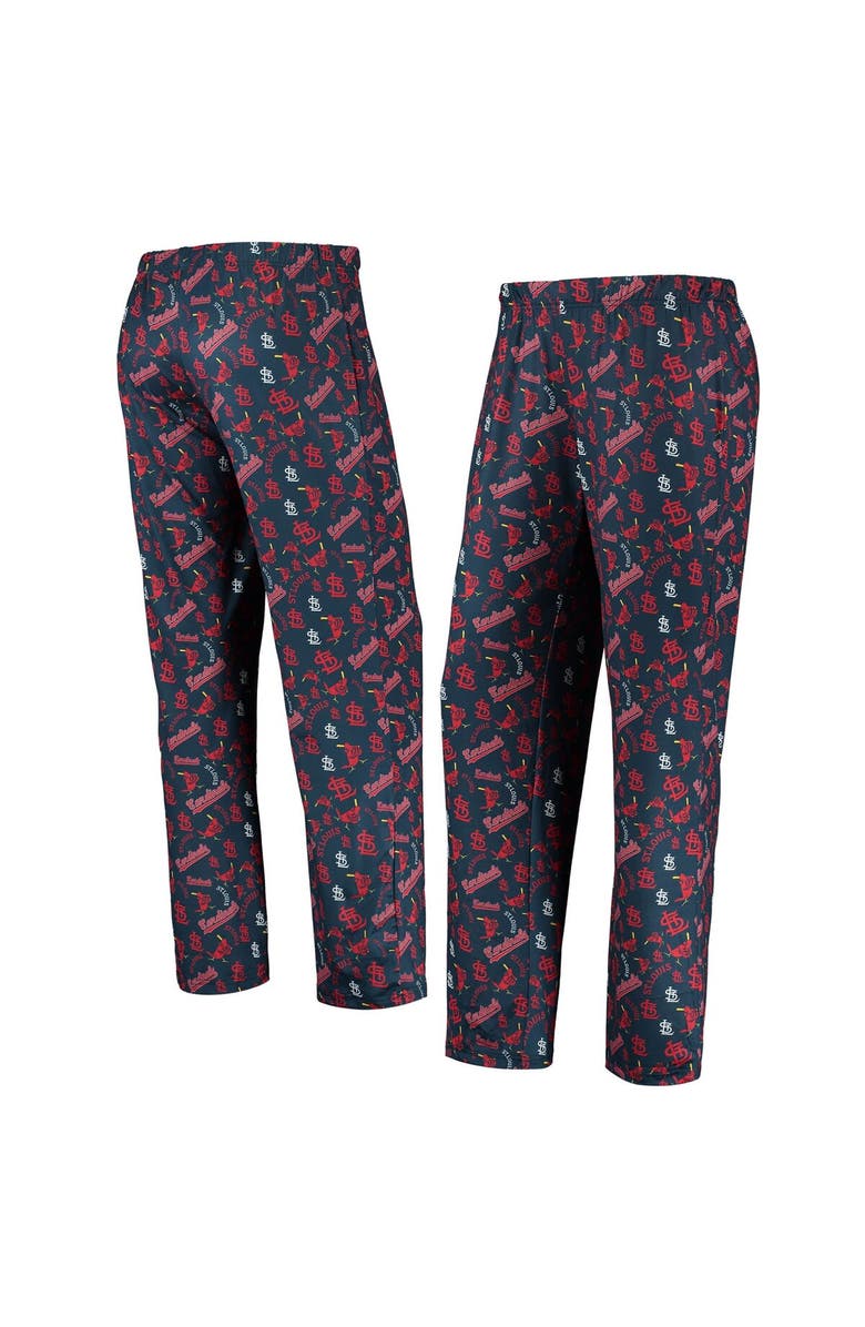 FOCO Women's FOCO Navy St. Louis Cardinals Retro Print Sleep Pants, Main, color, Navy