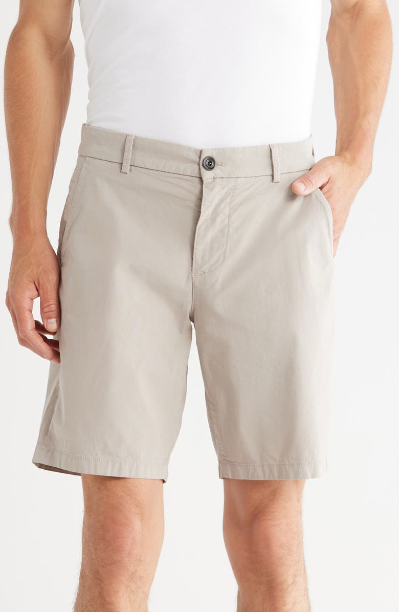 7 For All Mankind Slimmy Chino Shorts, Main, color, Grey