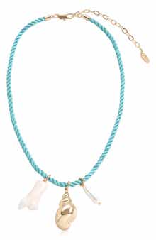 Assorted Charm Rope Necklace