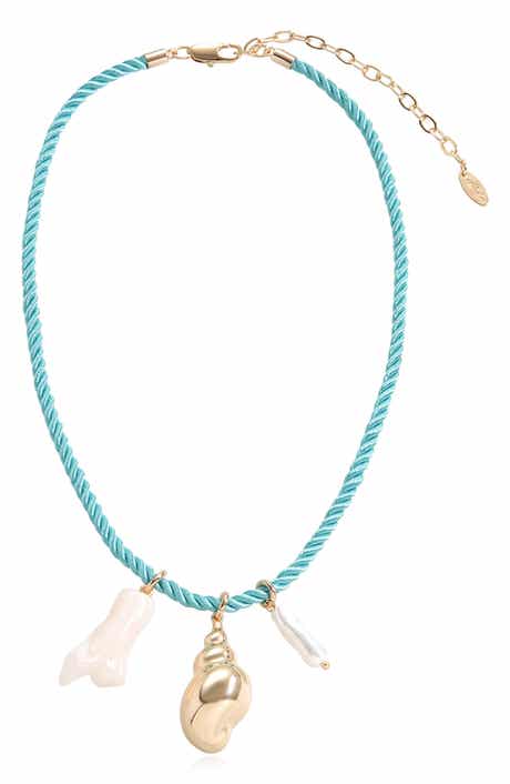 Assorted Charm Rope Necklace