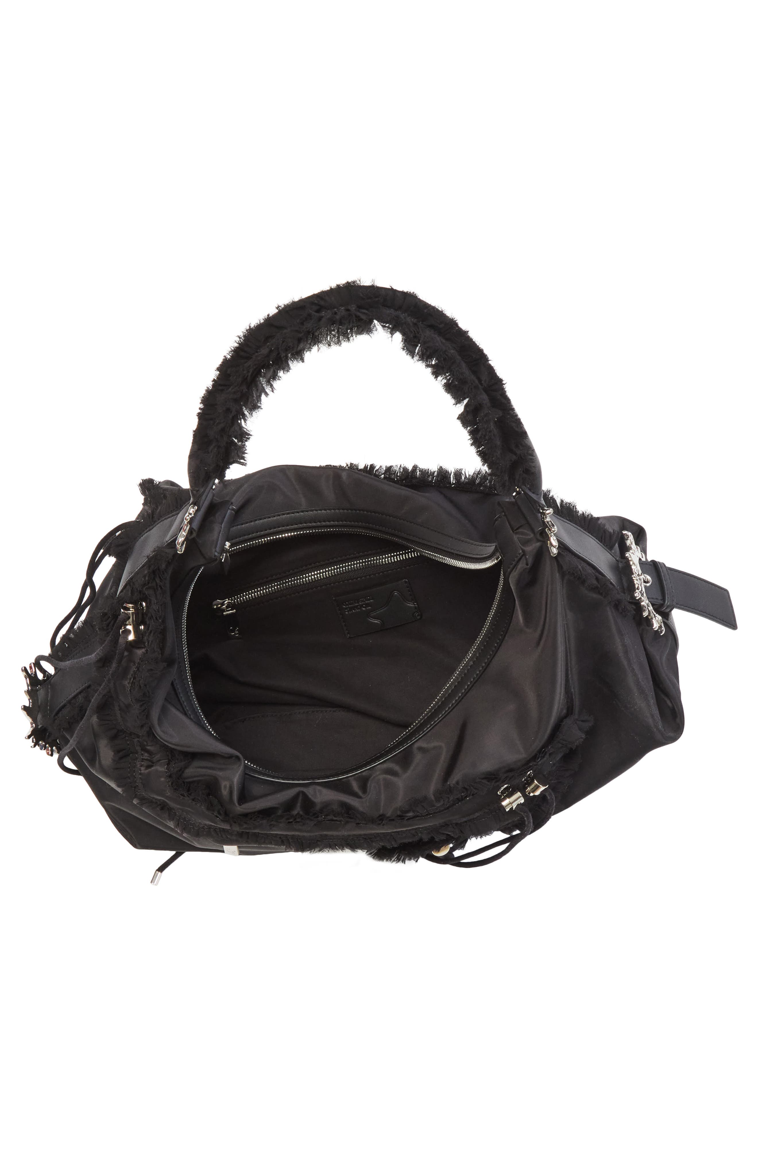 x Collina Strada Star Mushy Bag, Alternate, color, BLACK