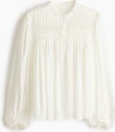 H&M Pintucked Blouse