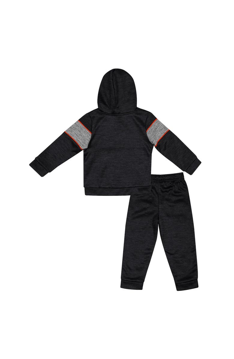 COLOSSEUM Toddler Colosseum Black Clemson Tigers Grizworld Fleece Pullover Hoodie and Sweatpants Set, Alternate, color, Black