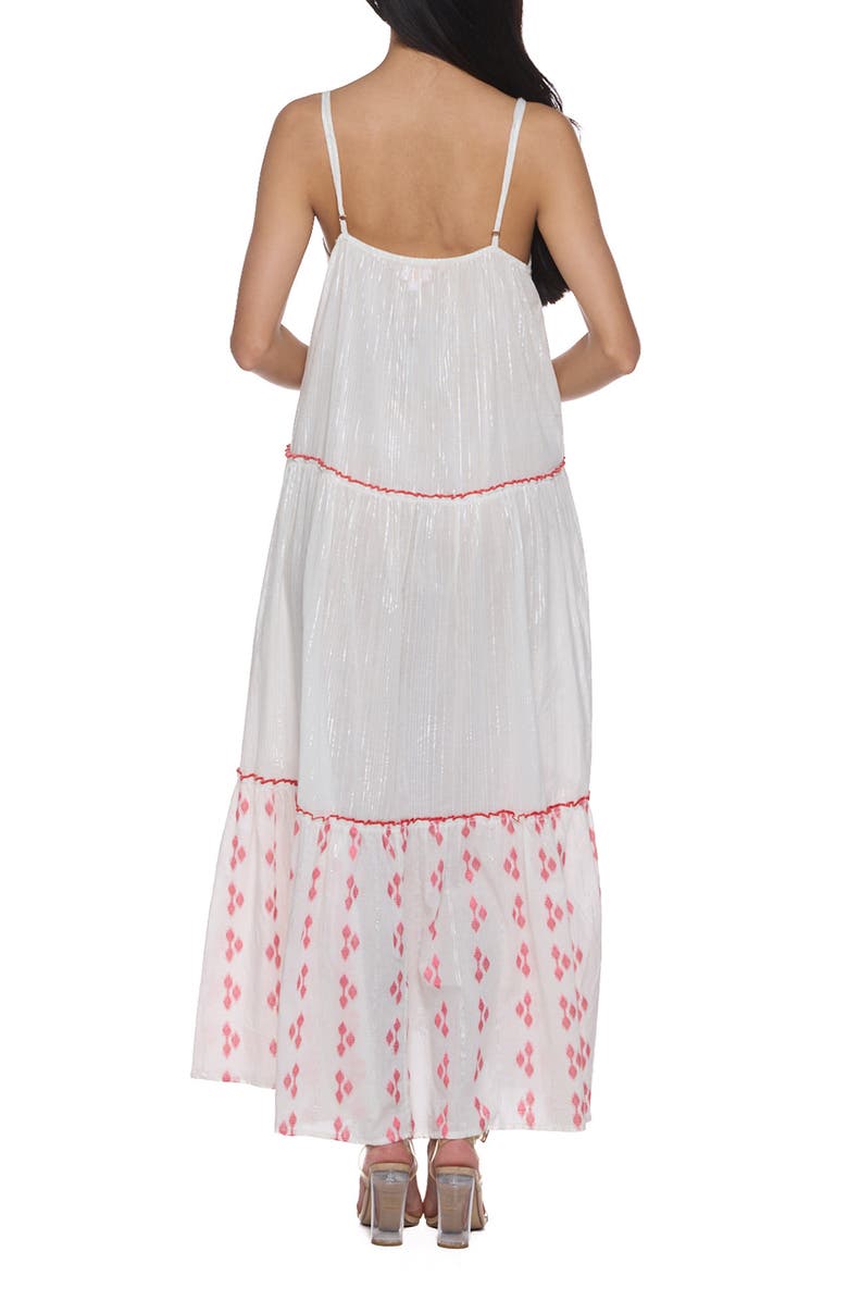 RANEES Embellished Maxi Dress, Alternate, color, White