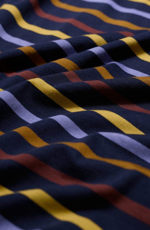 Seasalt Cornwall Sailor Stripe Organic Cotton Top In Multi