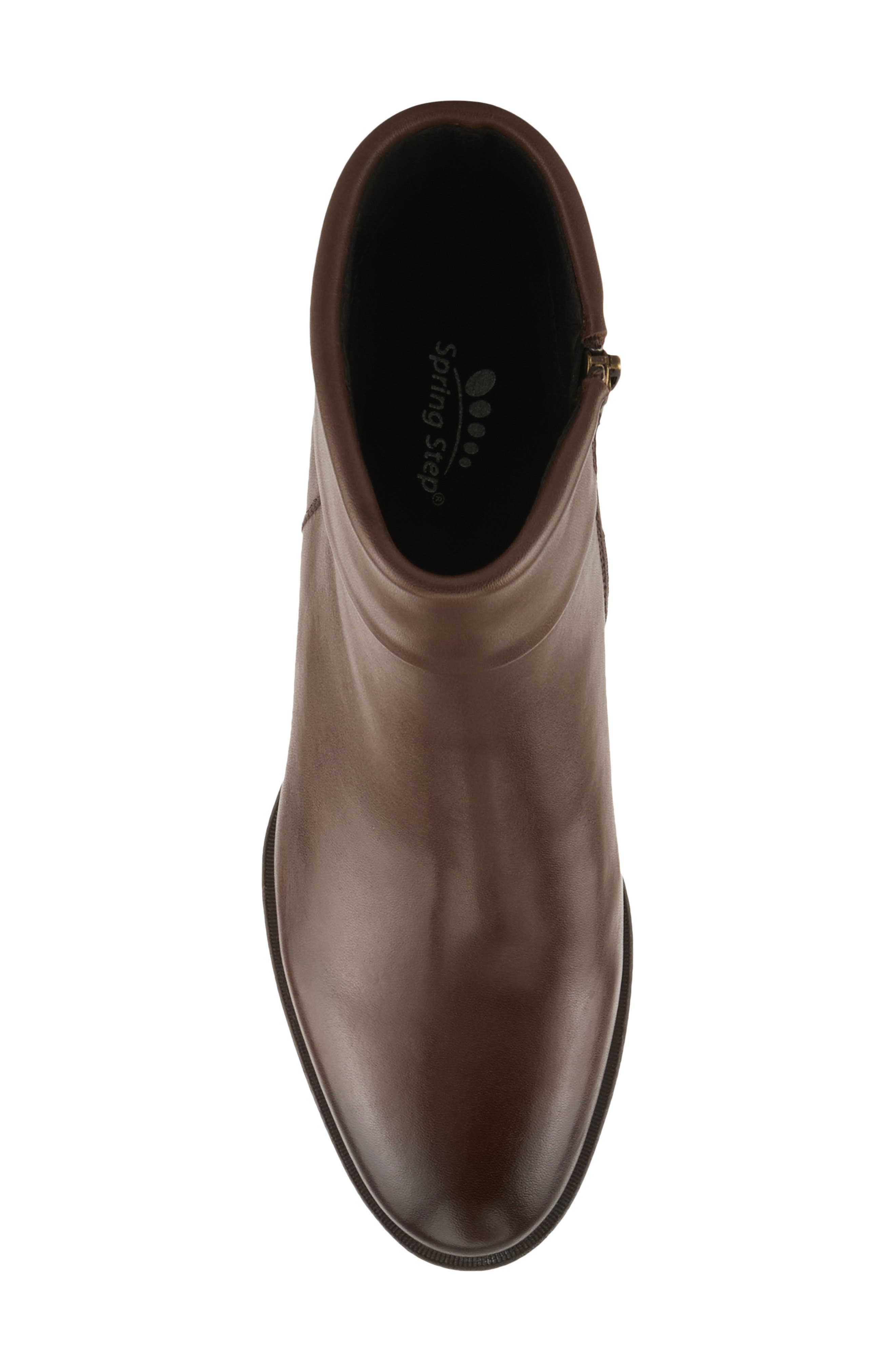 Spring Step Talpa Bootie, Alternate, color, Brown