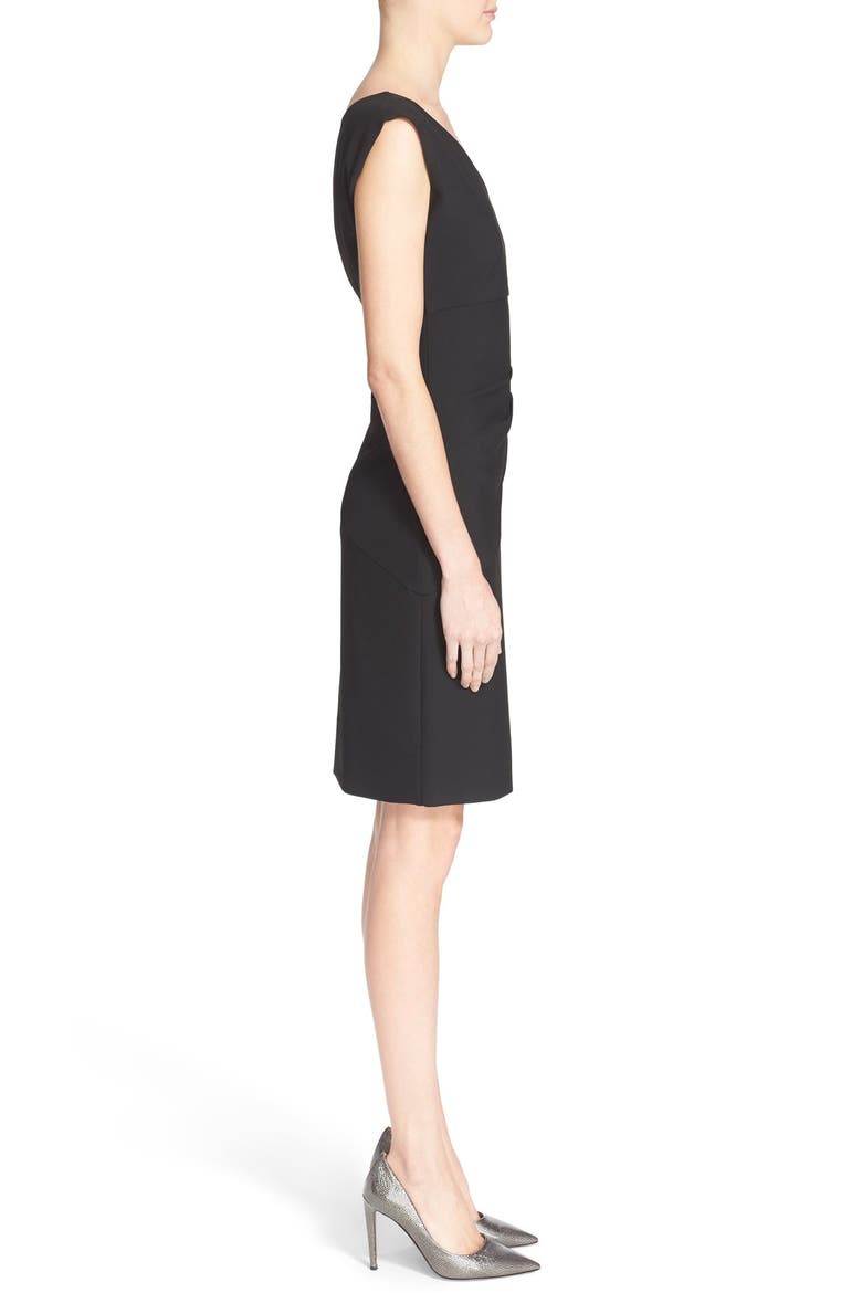 'Bevin' Sheath Dress, Alternate, color, BLACK