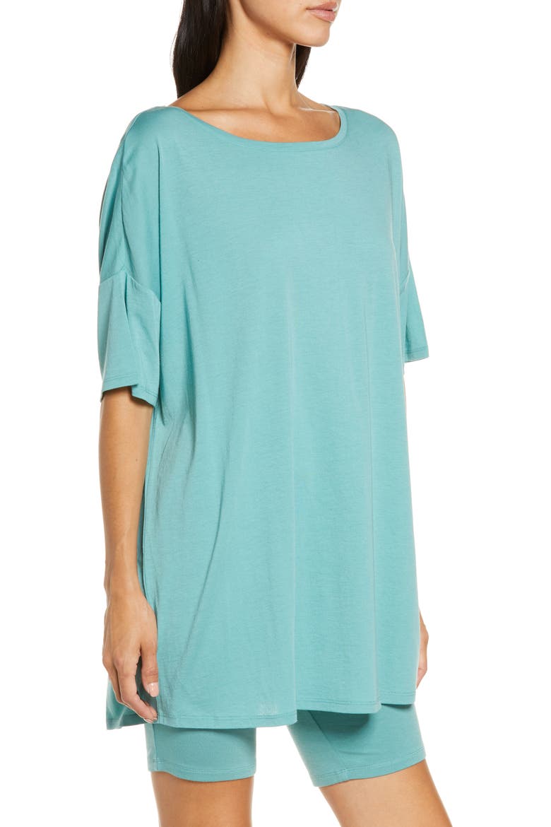 Intimates Travel Light Short Pajamas, Alternate, color, TULUM