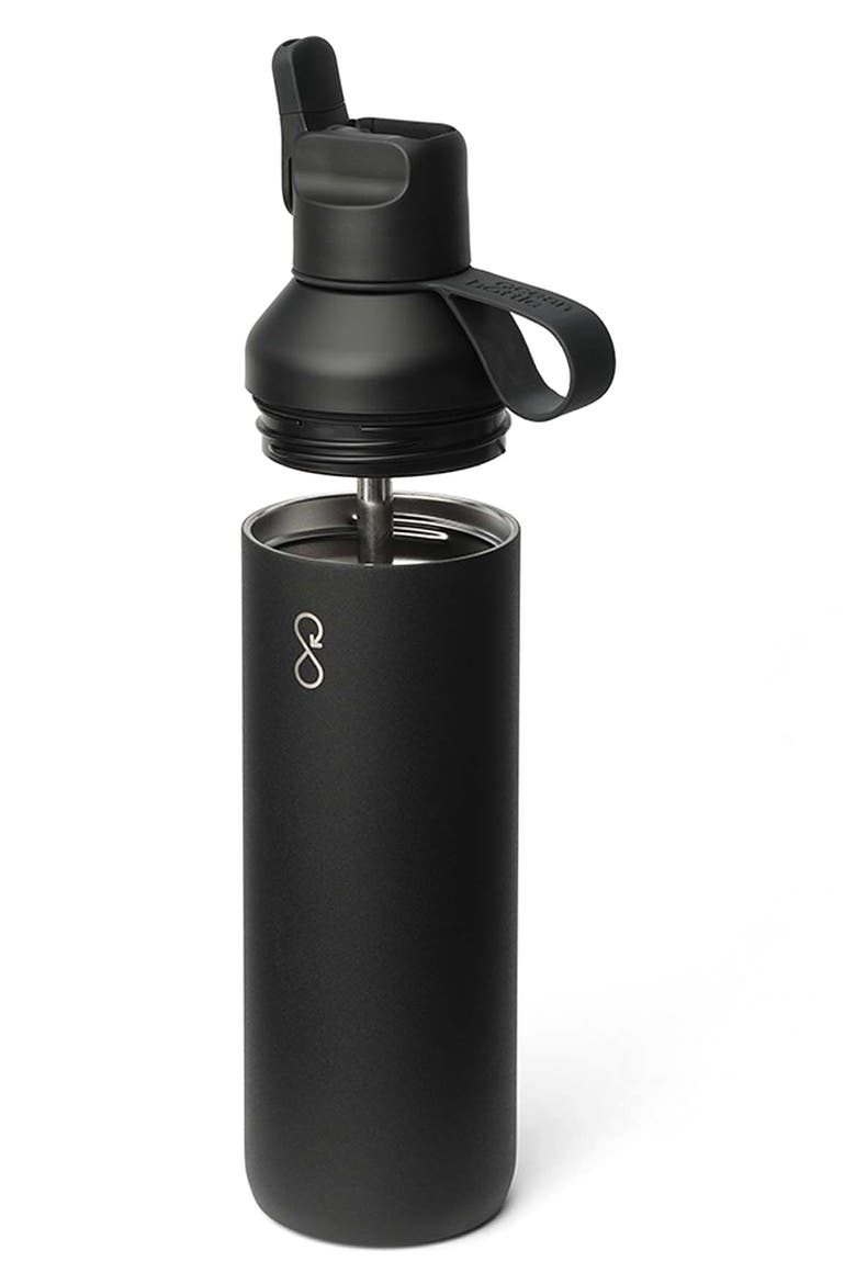 Peak GO 24-Ounce Water Bottle, Alternate, color, OBSIDIAN BLACK