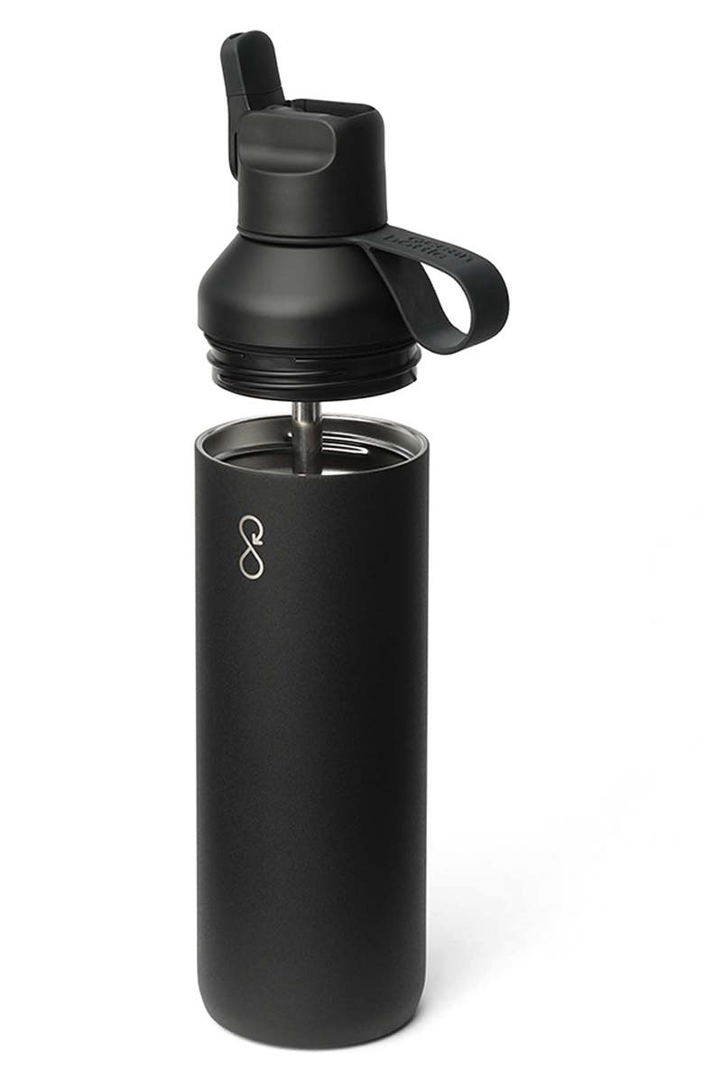 Ocean Bottle Peak GO 24-Ounce Water Bottle, Alternate, color, Obsidian Black