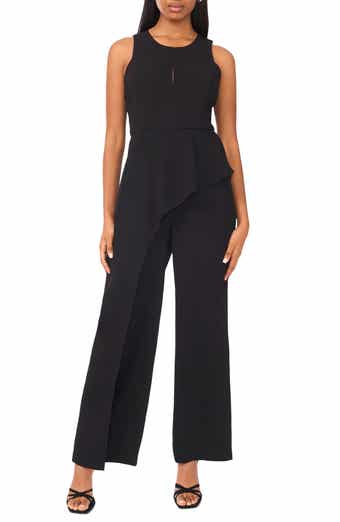 Halogen® Asymmetrical Peplum Jumpsuit