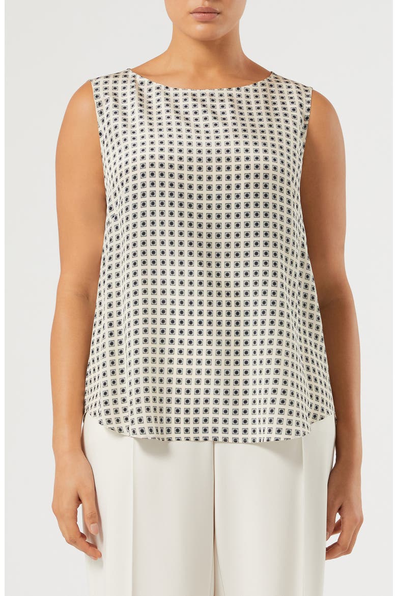 Fauna Silk Shell, Main, color, IVORY
