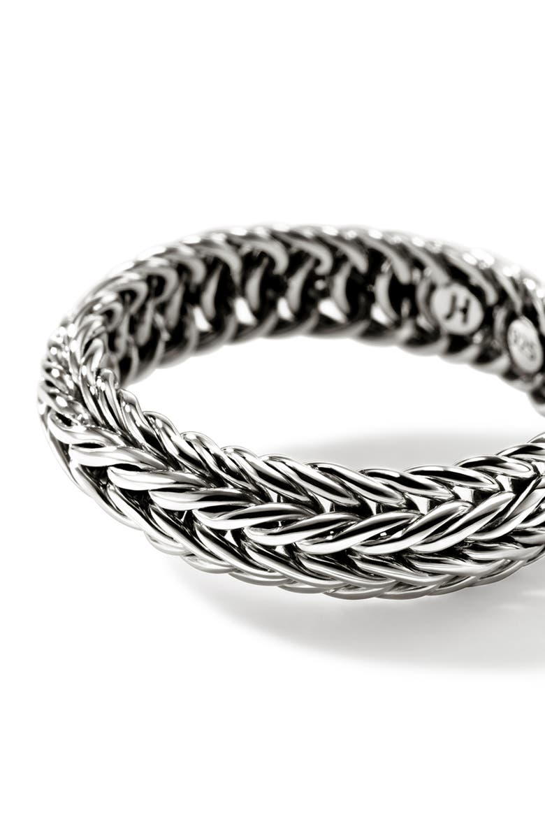 John Hardy Kami Chain Ring, 6mm, Alternate, color, Silver