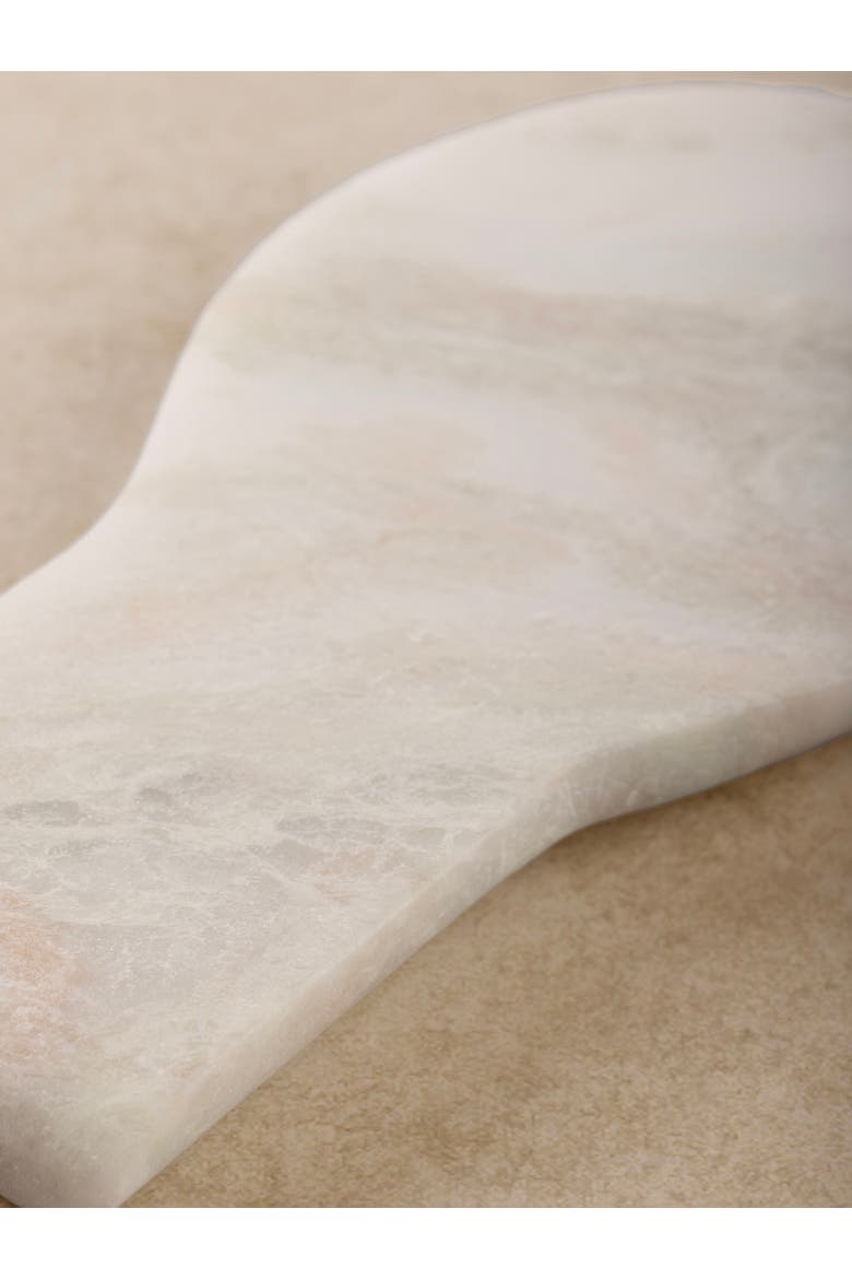 Machu Picchu Onyx Spoon Rest, Alternate, color, Ivory White