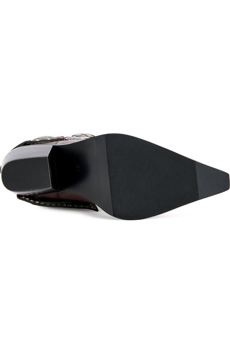 AZALEA WANG Dusan Block Bootie, Alternate, color, Chocolate