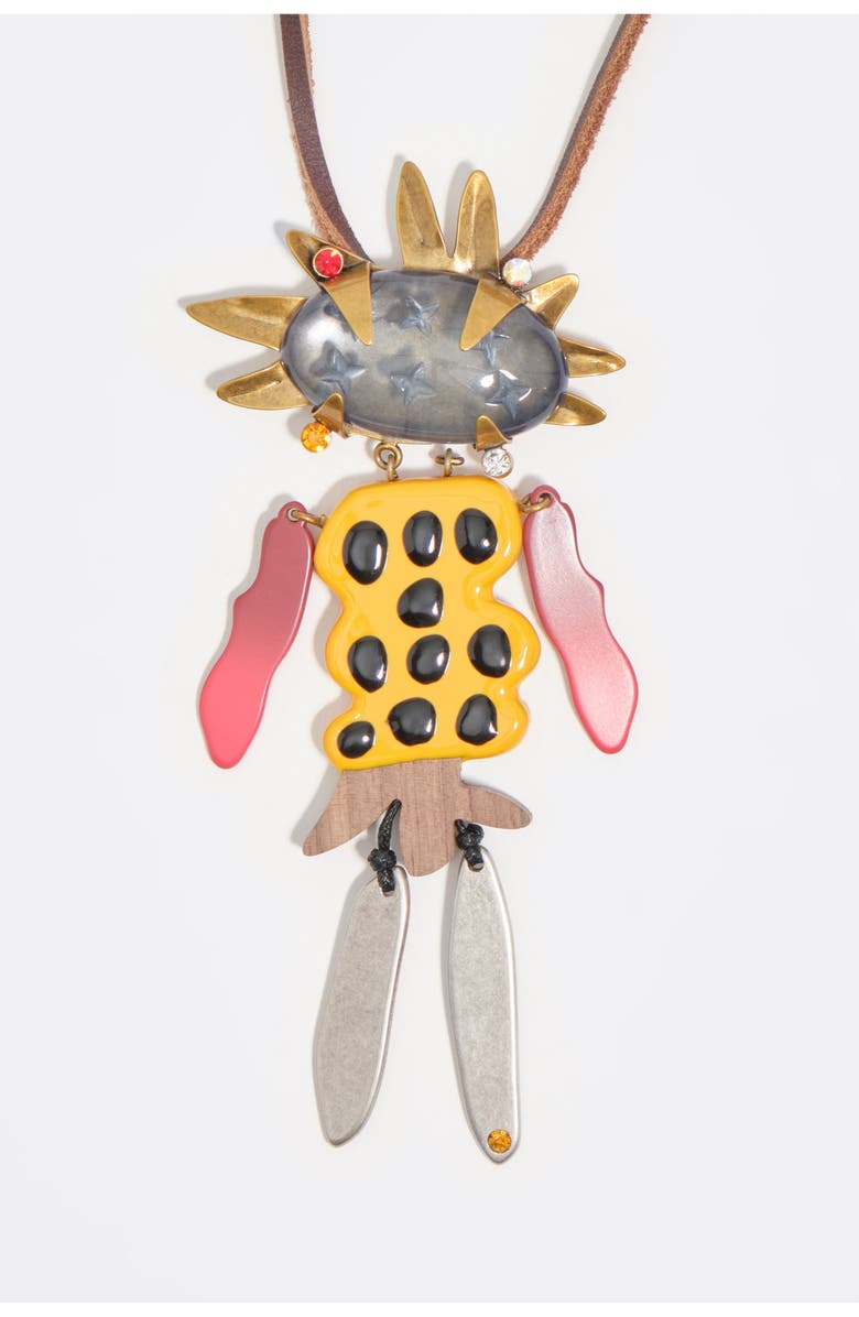 Bimba y Lola Aged Dancer Pendant, Alternate, color, Blue