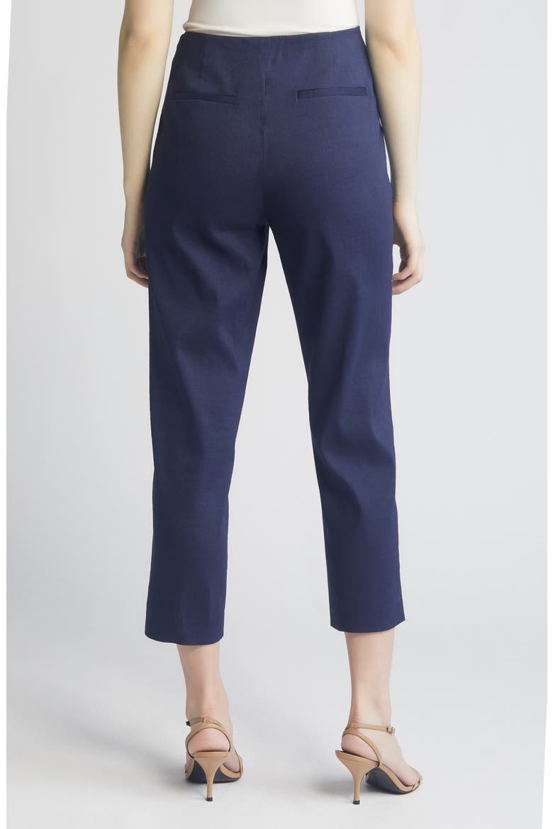 Tori Linen Blend Pants, Alternate, color, NAVY