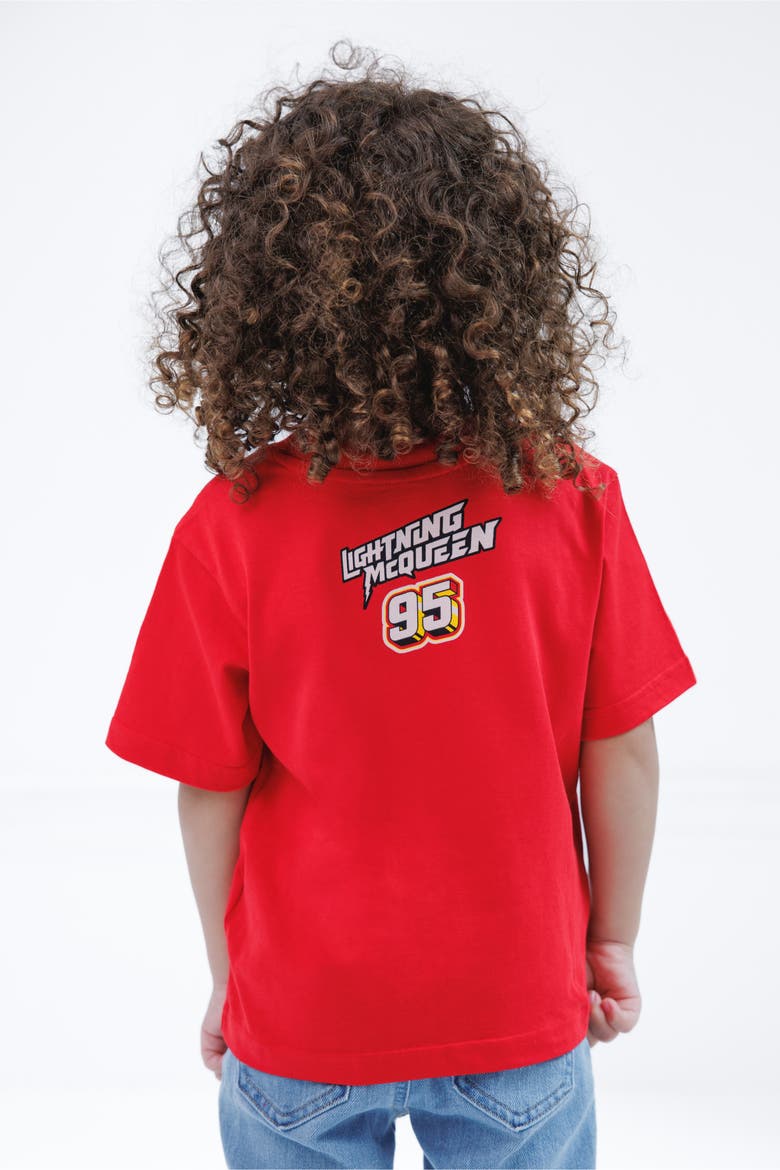 Cars Short Sleeve T-Shirt, Alternate, color, Lightning McQueen Red