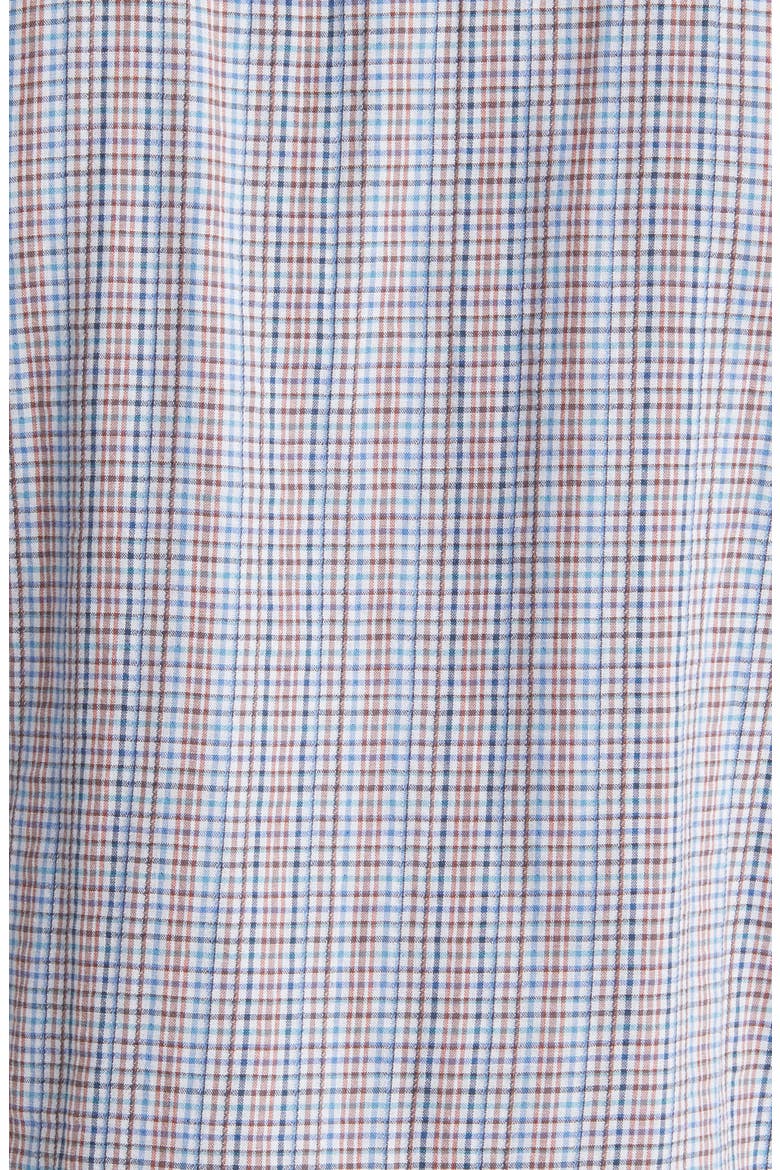 Men's Reversible Woven Button-Up Shirt, Alternate, color, BLUE MULTI CHECK