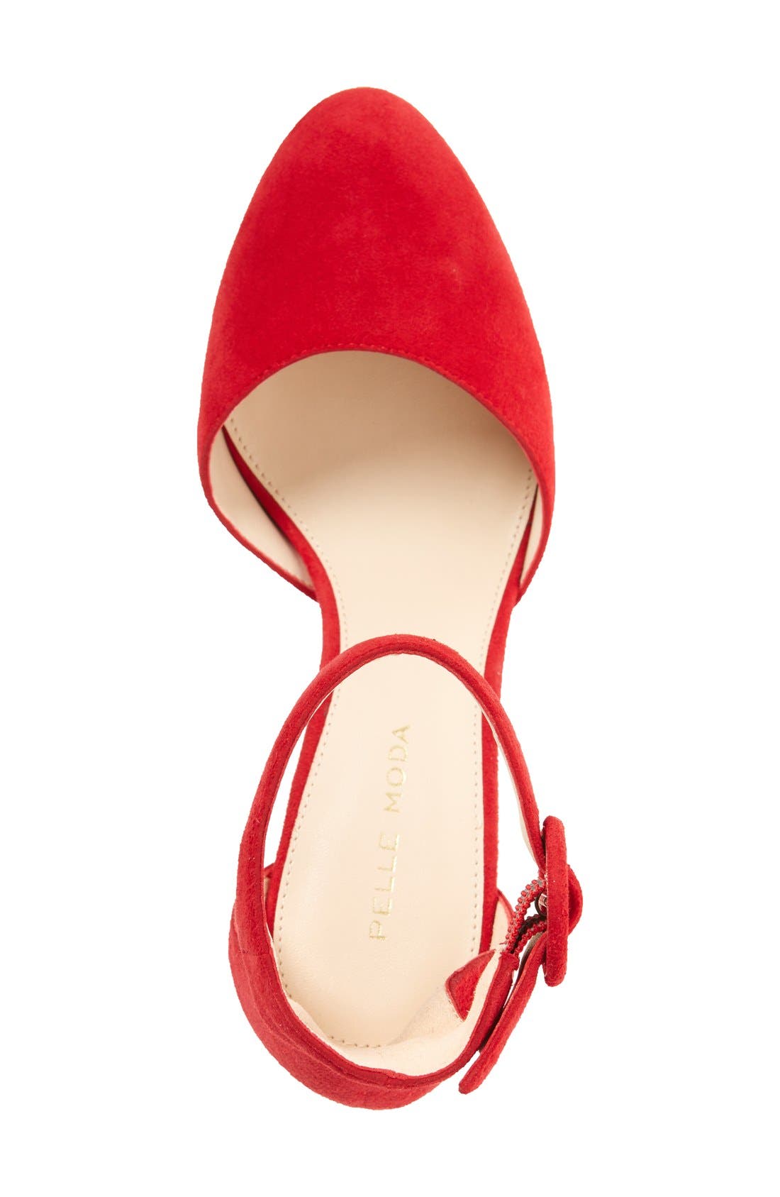 Fritz d'Orsay Pump, Alternate, color, LIPSTICK RED LEATHER