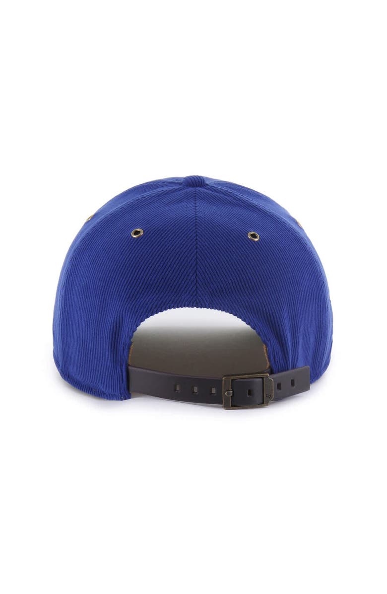 '47 Men's '47 Royal Philadelphia 76ers Golden Age Relaxed Corduroy Hitch Adjustable Hat, Alternate, color, Royal