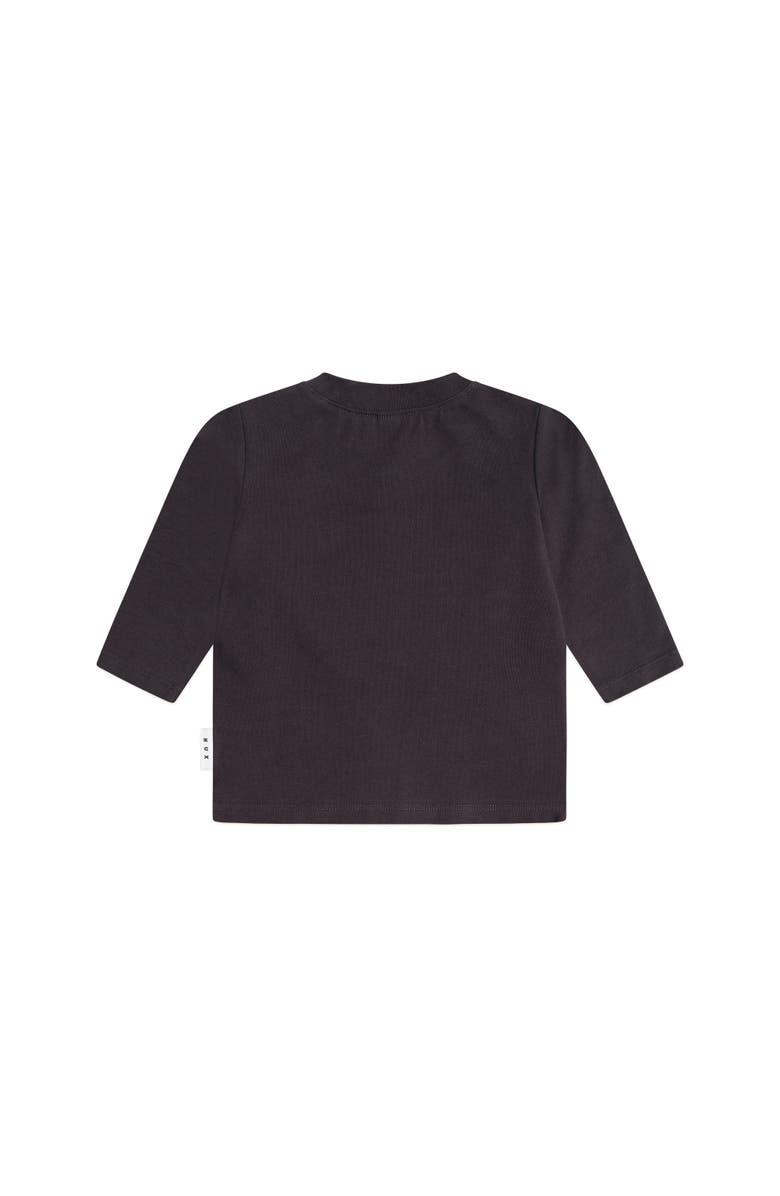 Huxbaby Furry Huxbear Longsleeve Top, Alternate, color, Soft Black
