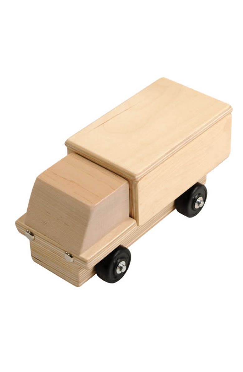 Kaplan Early Learning Company Wooden Delivery Truck, Main, color, Beige