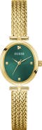 GUESS Ruby Oval Mesh Strap Watch, 24mm